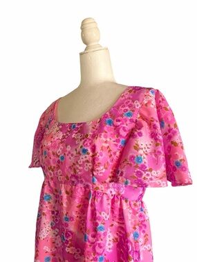 Vintage | Dreamy Floral Empire Waist Maxi Dress